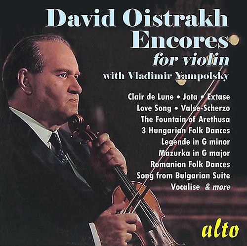 Alto David Oistrakh - David Oistrakh: Encores [COMPACT DISCS] USA Import