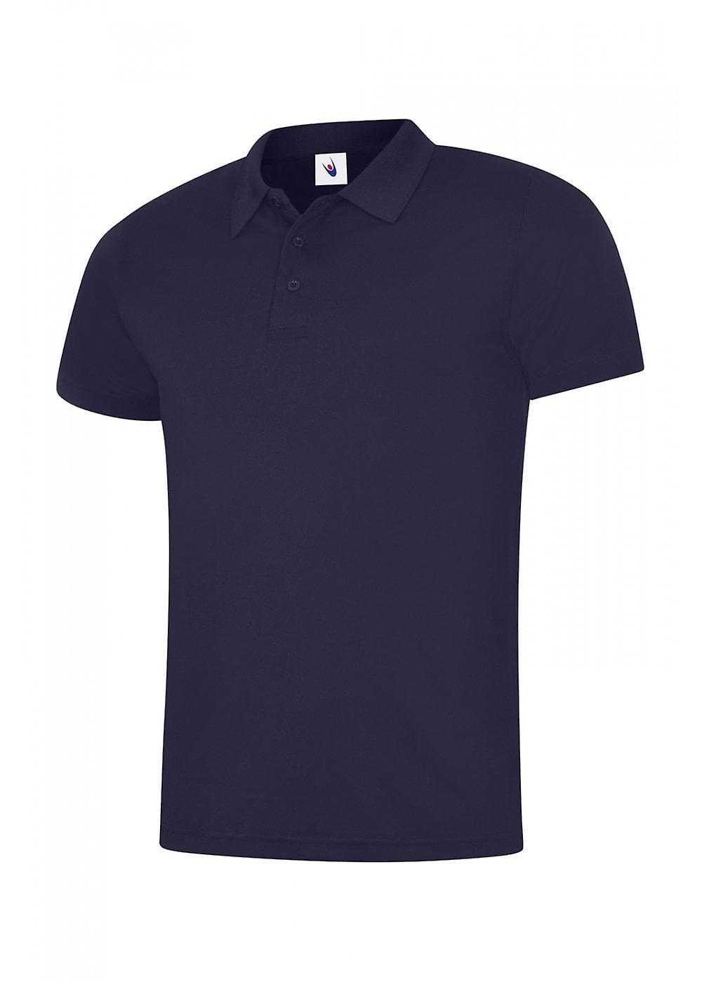 Men's Uneek Mens Super Cool Workwear Poloshirt UC127 Navy M