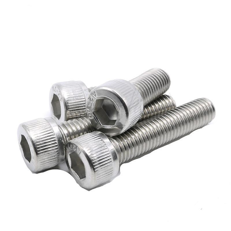 Slowmoose 304 Stainless Steel Metric Thread Hexagon Head Screw Bolt Holder 20mm / M8-10pcs