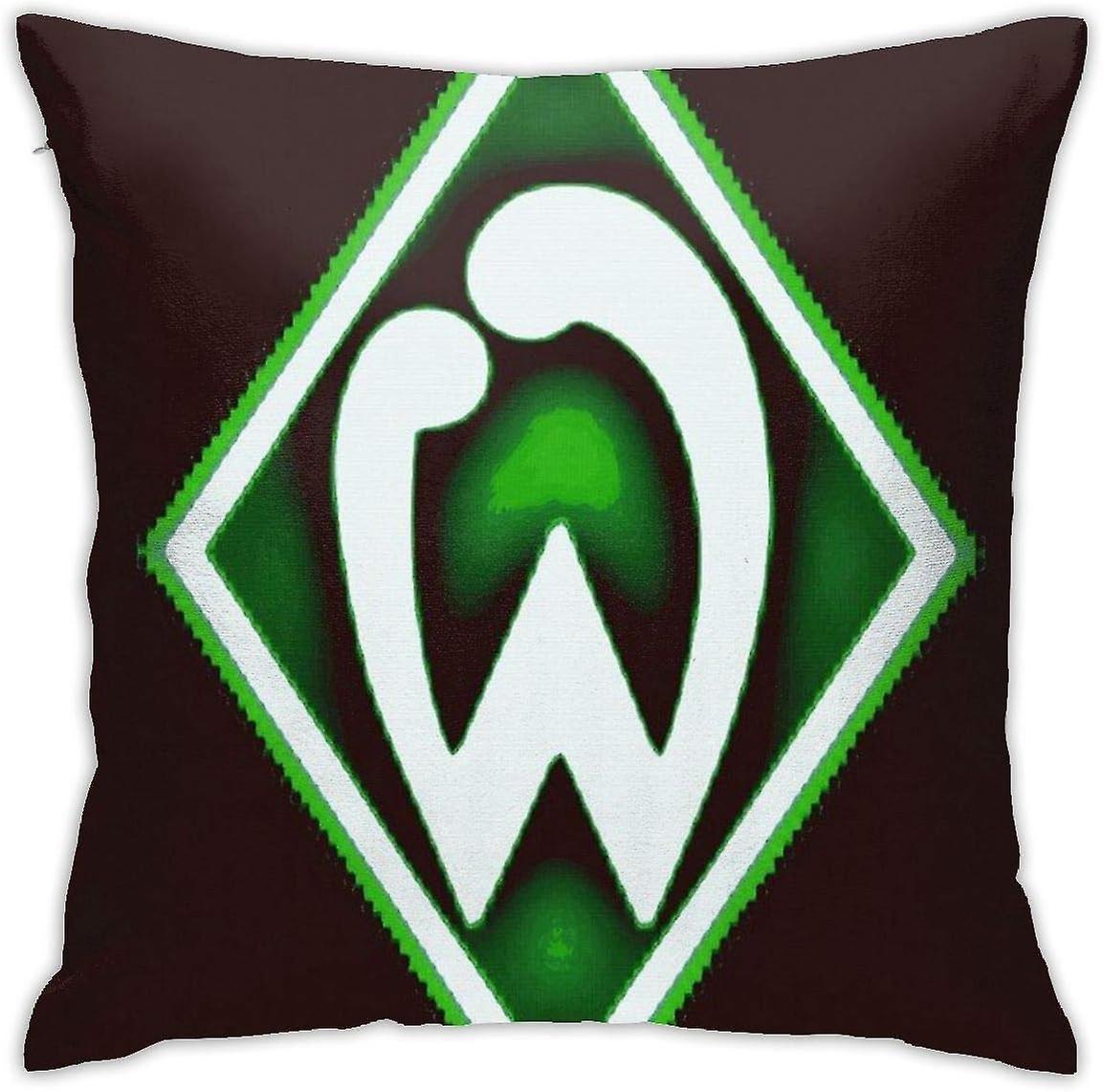 Kerota Werder Bremen Germany Retro 8 Bit Style Pillowcase Home Decorative Throw Pillow Covers Bed Sofa Couch Cushion Square Pillow Case 18x18 Inch ...