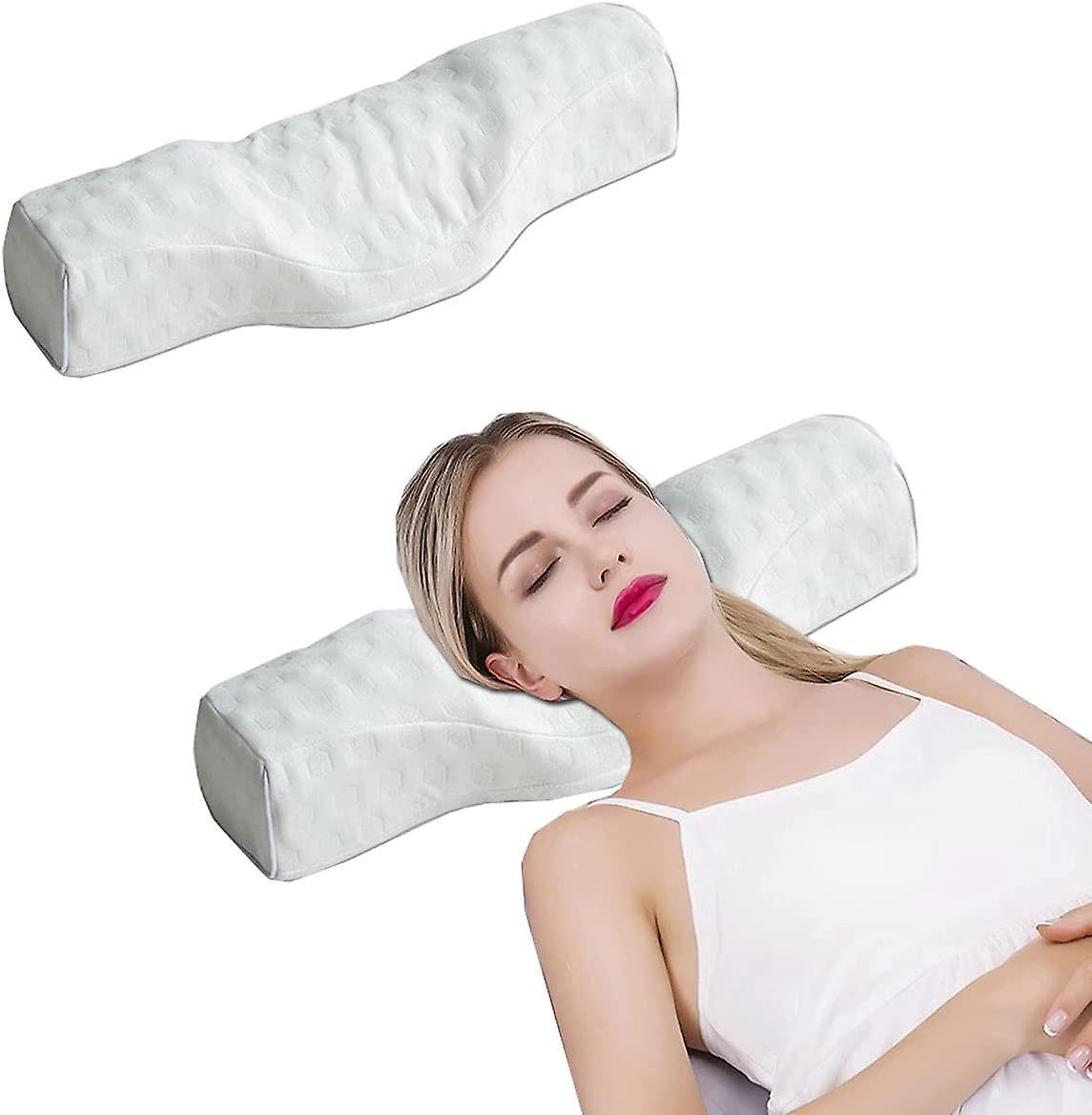 Kensty Cervical Neck Pillow for Sleeping , Memory Foam Neck Roll Pillow for Stiff Neck Pain Relief, Neck Support Pillow