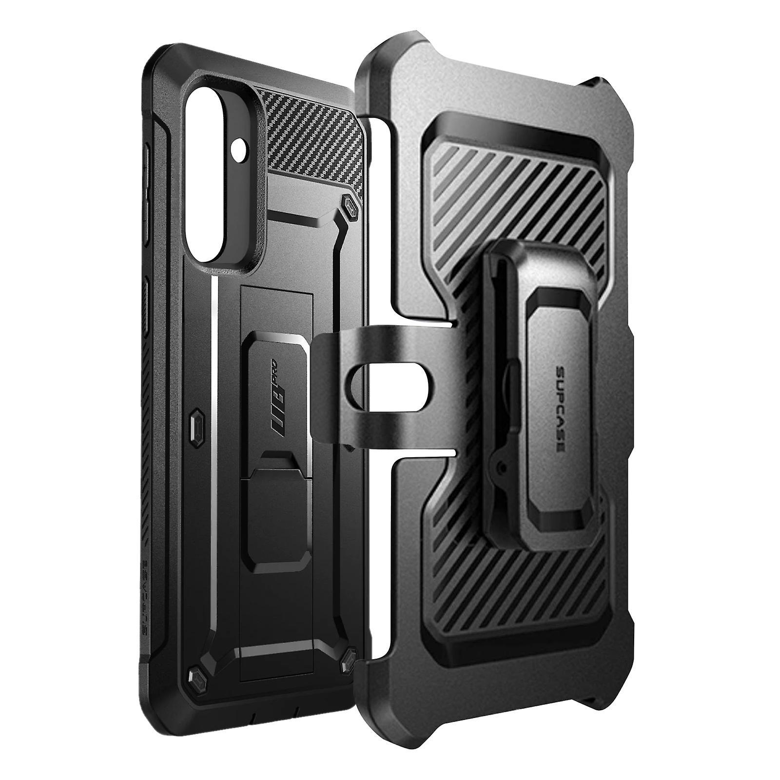 Black Case for Galaxy A54 5G Shockproof Kickstand Belt Clip, Supcase