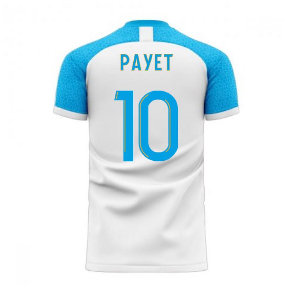 Libero Sportswear Marseille 2024-2025 Home Concept Football Kit (Libero) (PAYET 10) White LB 6-7yrs (116-122cm)