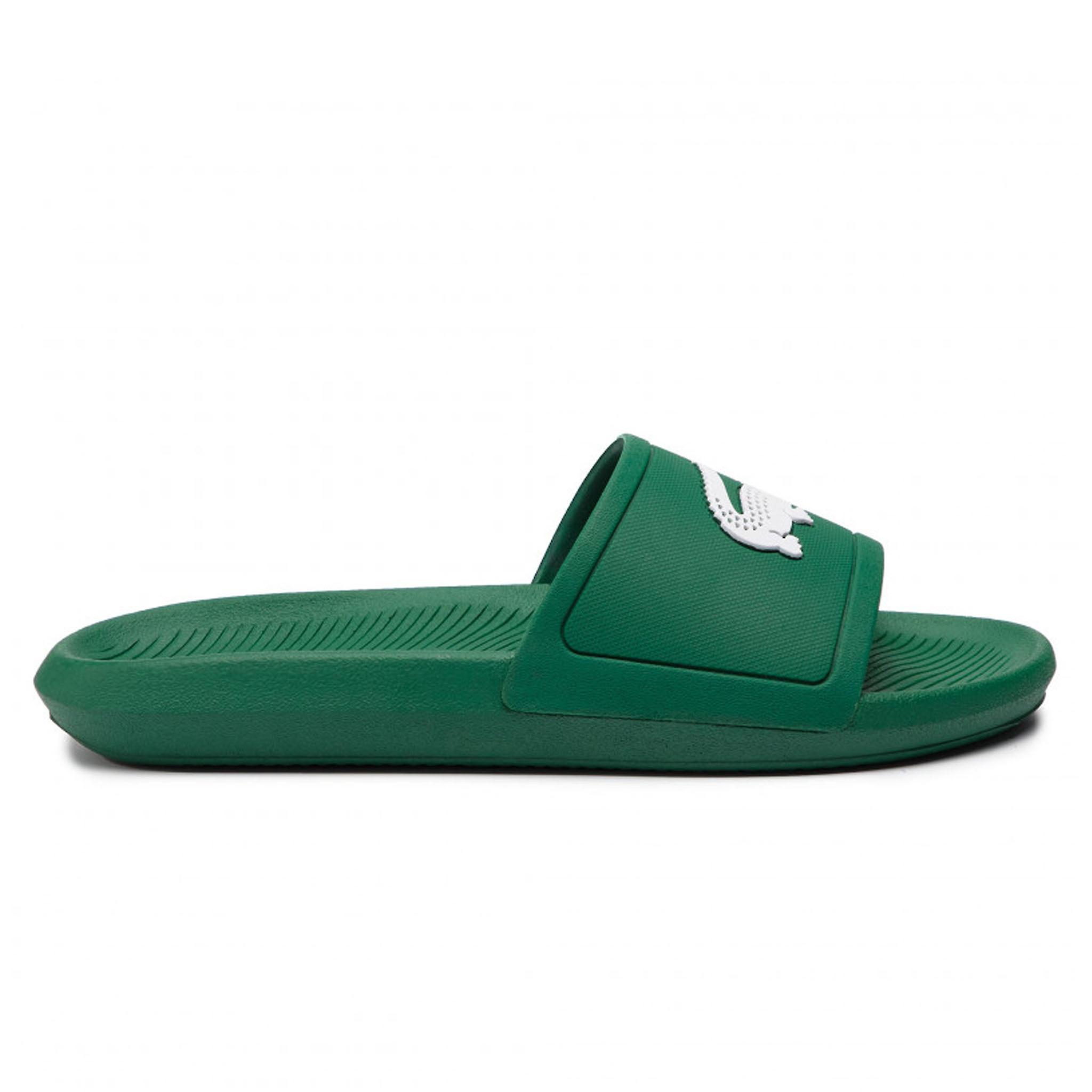 Lacoste Croco Slide 119 1 Slip-On Green Synthetic Mens Flip-Flops 37CMA0018 1R7 UK 7 EU 40.5 US 8