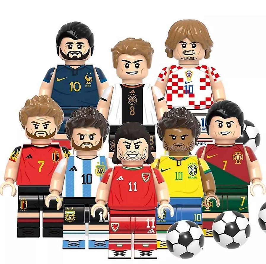 YM Studio Compatible Figurine building blocks assembly toys small particles children's gifts Football World Cup