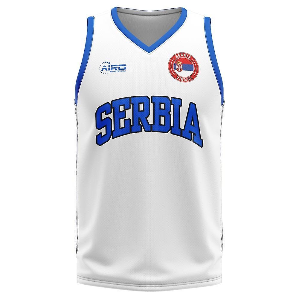 Airo Sportswear Serbia Home Concept Basketball Shirt - Baby Red 6/9 Months