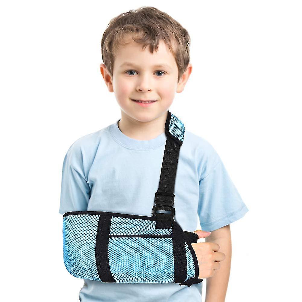 Snngv Arm Sling, Medical Child Arm Sling With Waist Strap, Padded Children Arm Support Sling Shoulder Immobilizer For Broken Elbow, Wrist, Arm, Shou