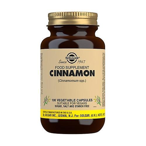 Solgar Chinese Cinnamon 100 Vegetable Capsules