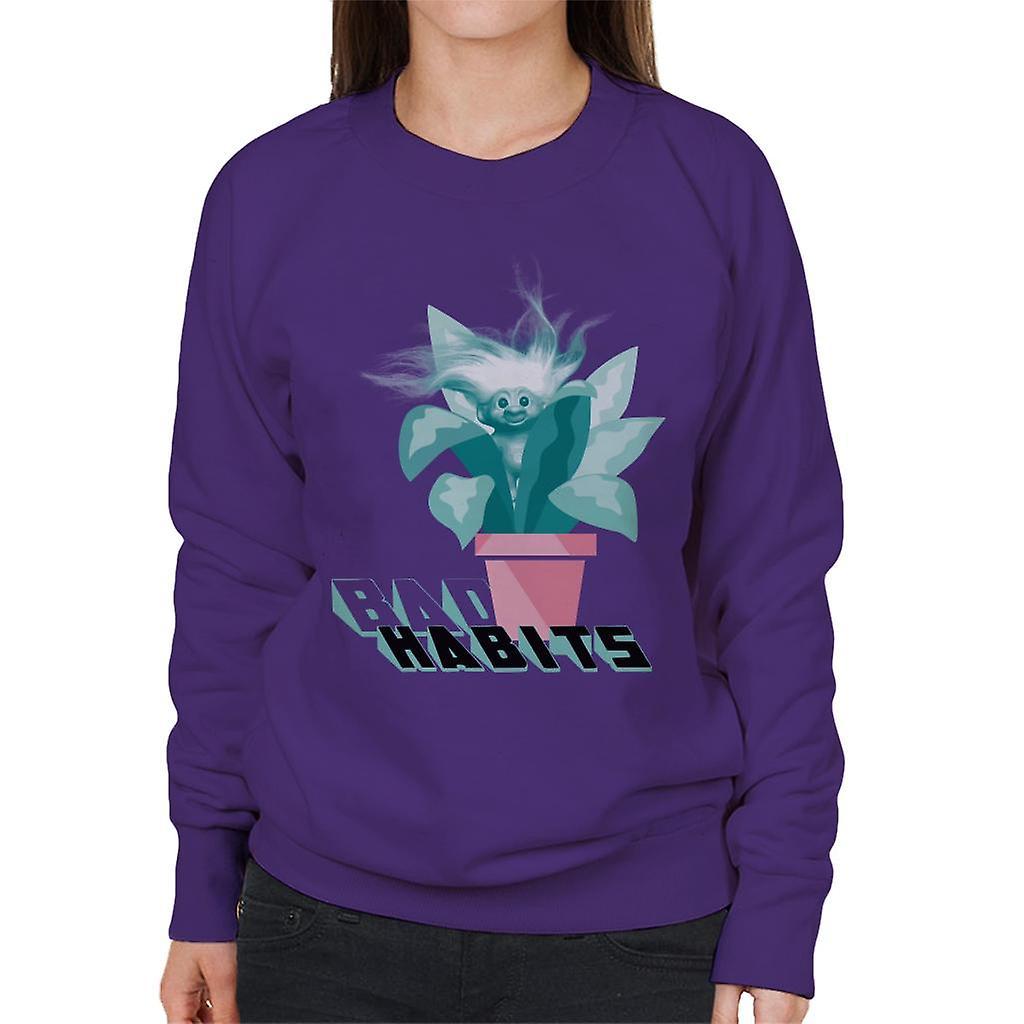 Trolls Bad Habits Women's Sweatshirt Purple XX-Large