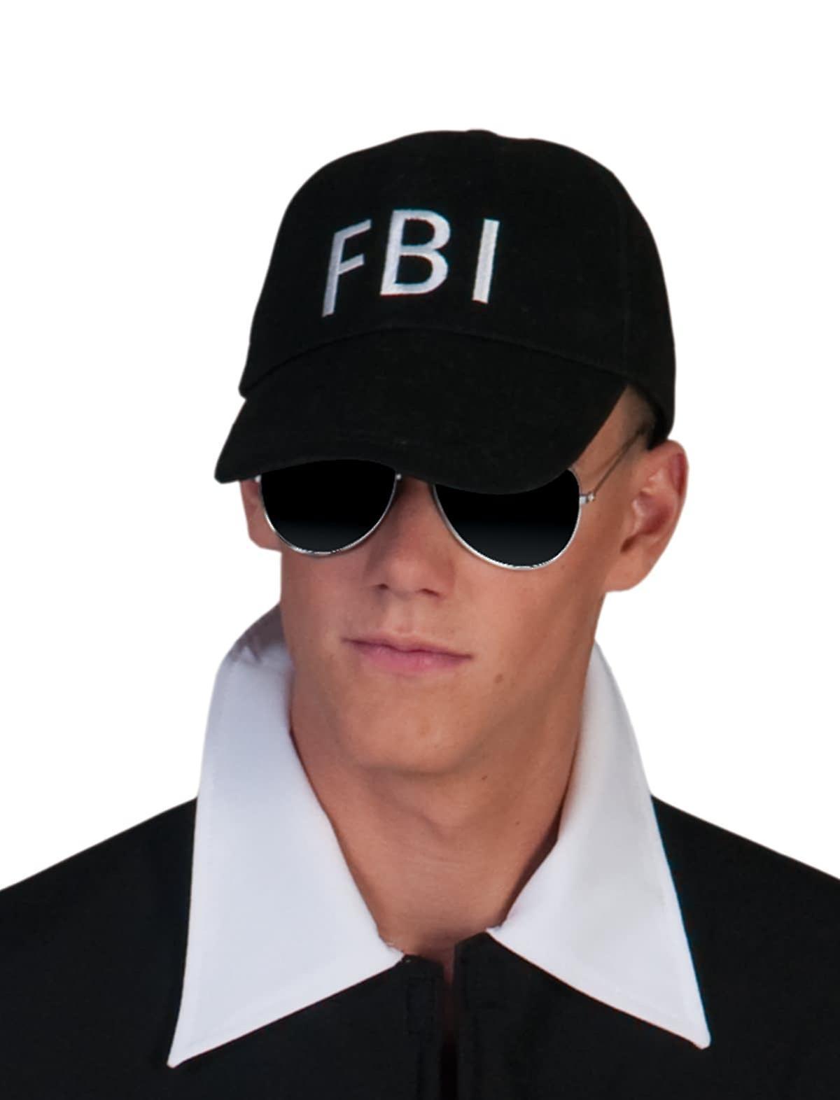 Personage Adult black FBI cap