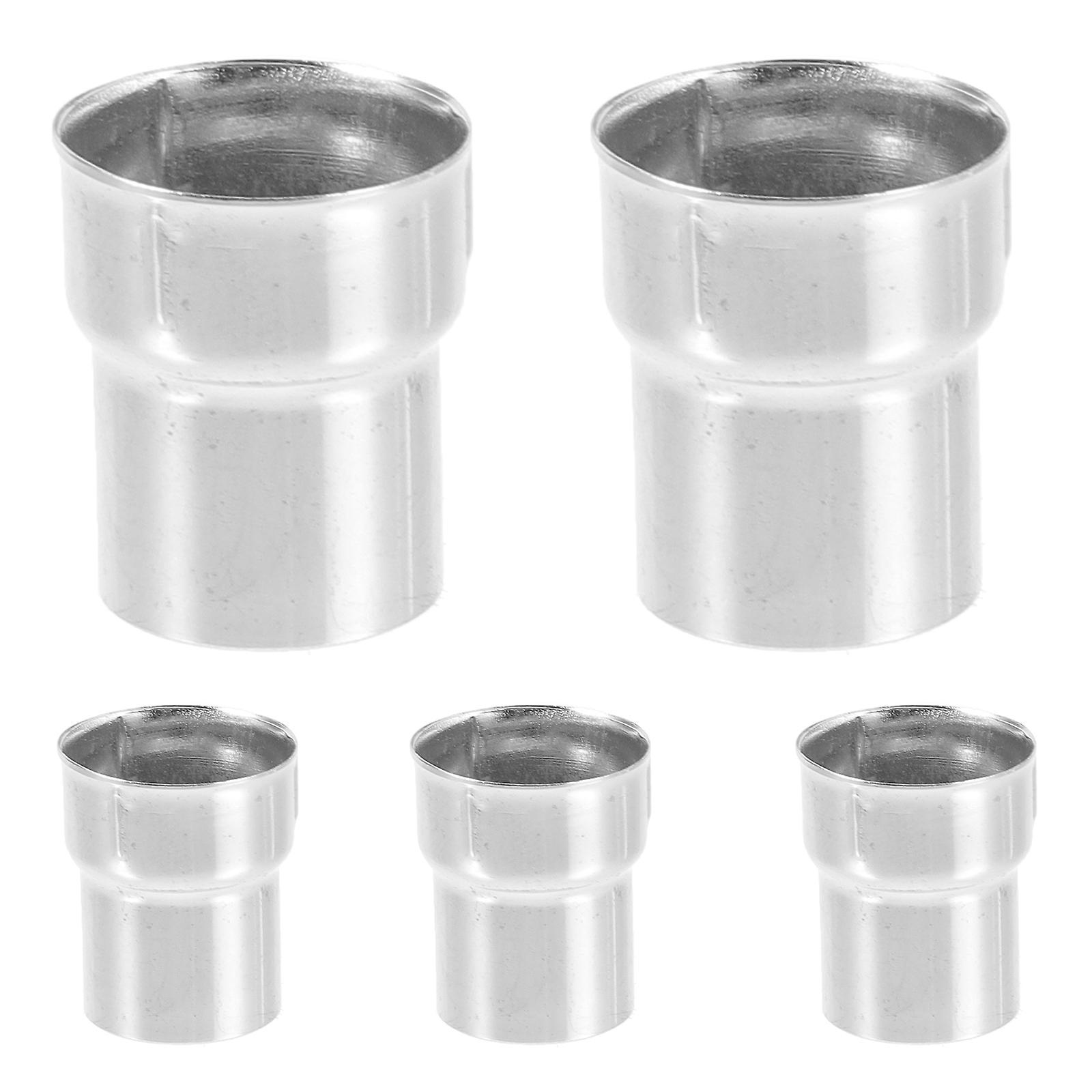 Tinksky 5pcs Magnetron Cap Microwave Oven Replacement Magnetron Cap Microwave Part Silver 1.9x1.6cm