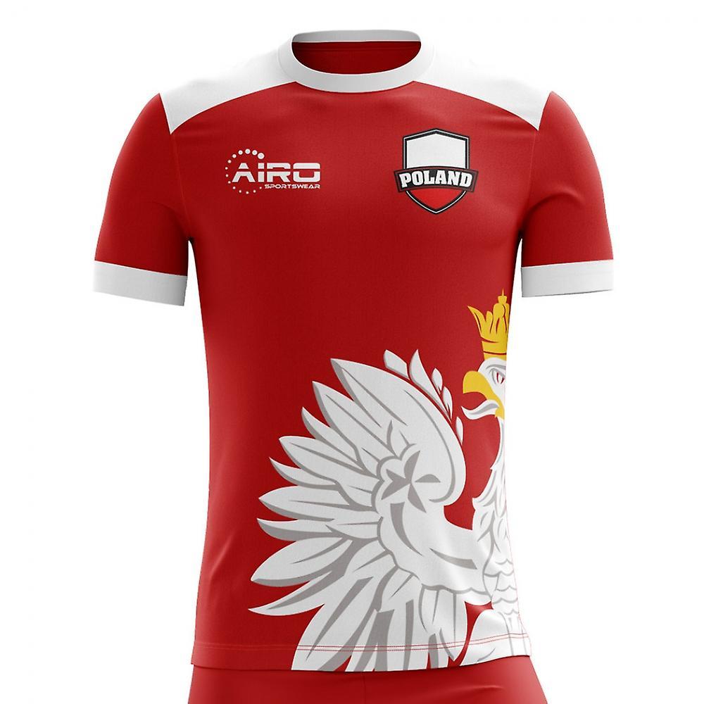 Airo Sportswear 2024-2025 Poland Away Concept Football Shirt Red L