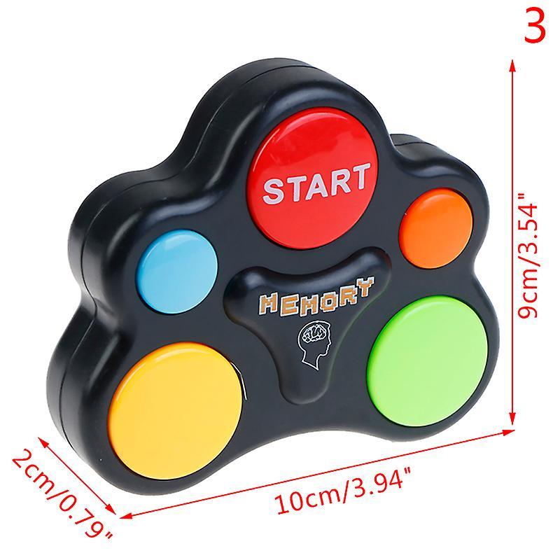 Unbrand Educational Memory Game With Lights And Sounds Toy Quiz Game Children Adult Play Black 3