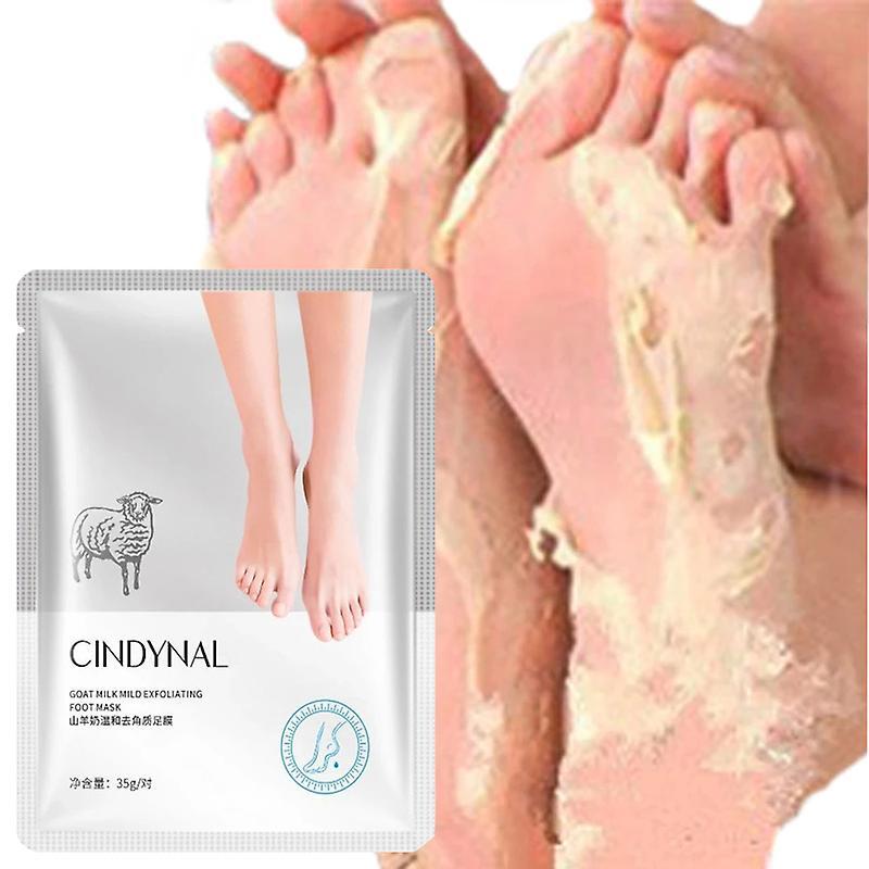 Sztlv Goat Milk Foot Mask Peeling For Legs Feet Mask Exfoliating Socks Scrub For Pedicure Anti Crack Heel Remove Skin Foot Patch