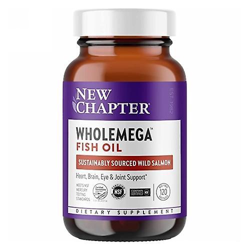 New Chapter Wholemega,1000 mg ,120 Softgels (Pack of 1)