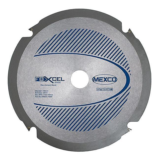 Mexco 160mm X 2mm X 4T Fibre Cement Board PCD Diamond Blade