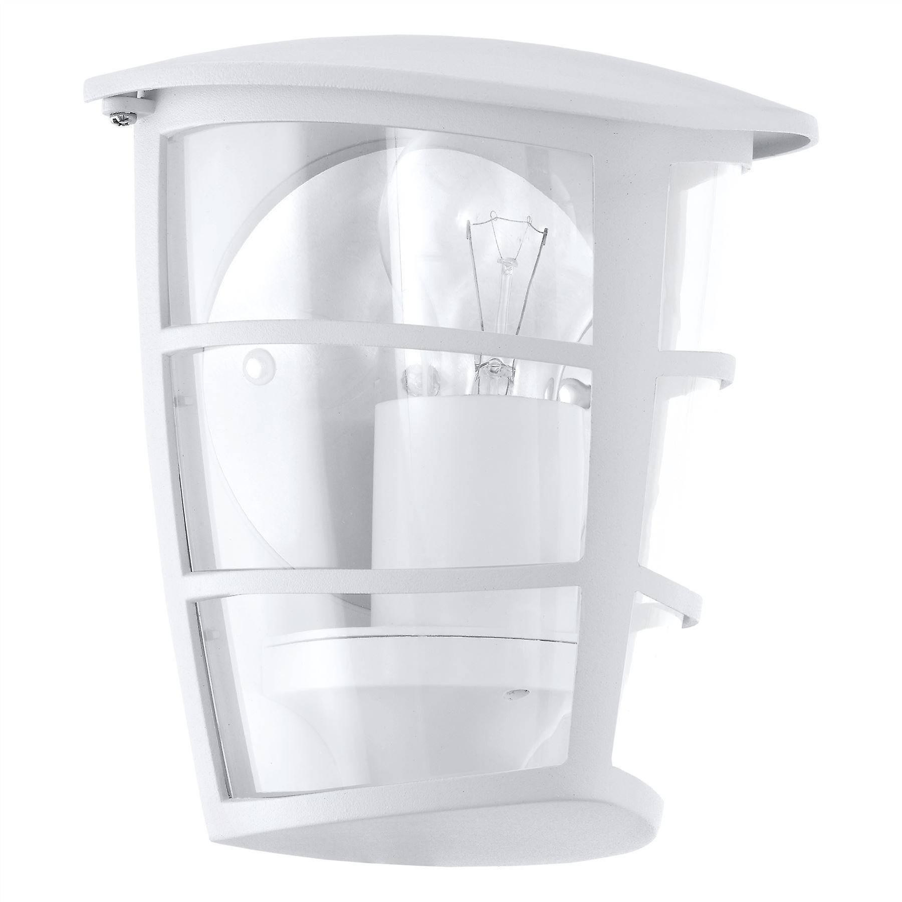 Eglo Lighting Aloria 1 Light Outdoor Flush Lantern White IP44, E27