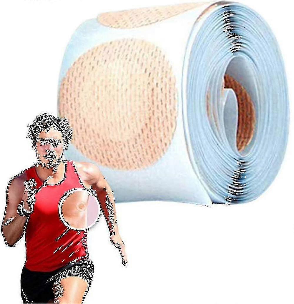 Aromujoy 100 Pieces Runners Nip Protector Nipple Guard Nipple Chafing Prevention Disposable Pasty Set 3.5cm Ultra Marathon Running