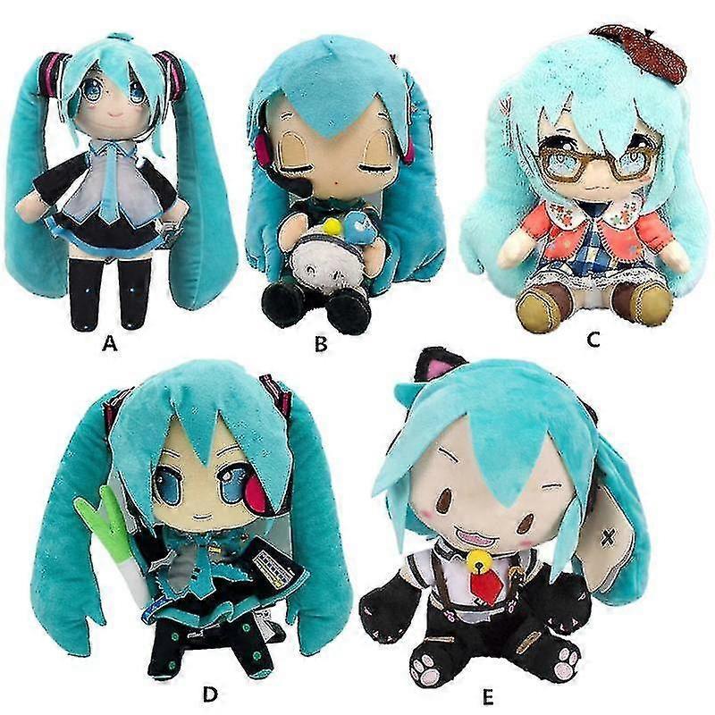 Jkw Anime Hatsune Miku Plush Toys Stuffed Soft Dolls Kids Birthday Christmas Gifts 25cm/9.8in B