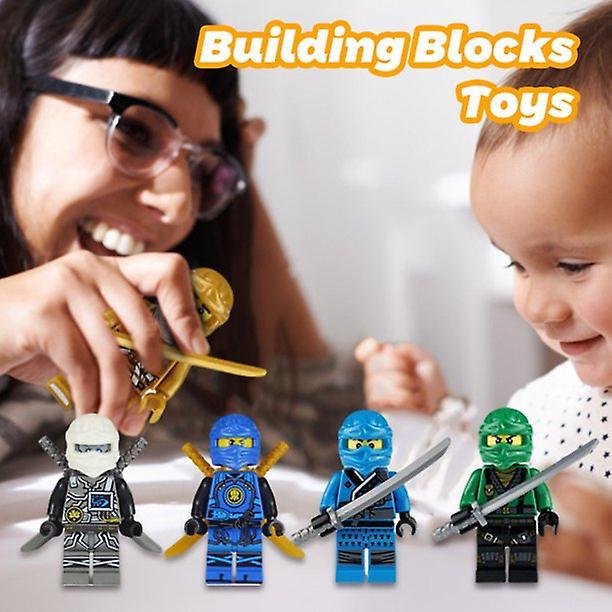 Unbrand 20pcs Building Blocks Toys Small Particle Diy Ninjago Doll For Children Birthday colorful