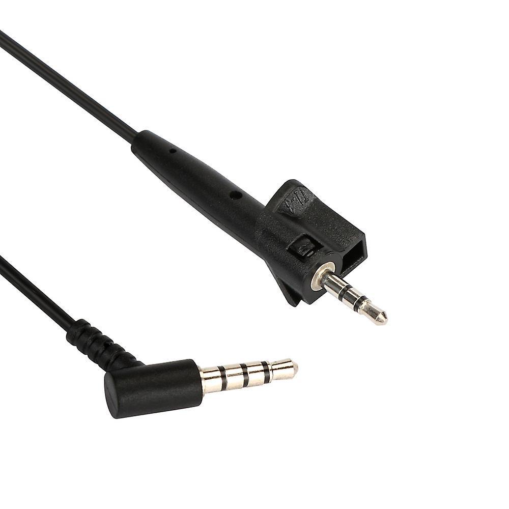 Fruushop Replacement Cable Cord Remote & Mic For BOSE-Around Ear AE2 AE2i AE2w Headphones Black