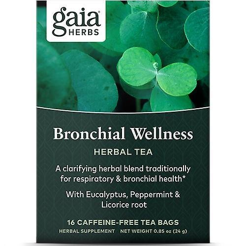 Gaia herbs bronchial wellness herbal tea 16 bags