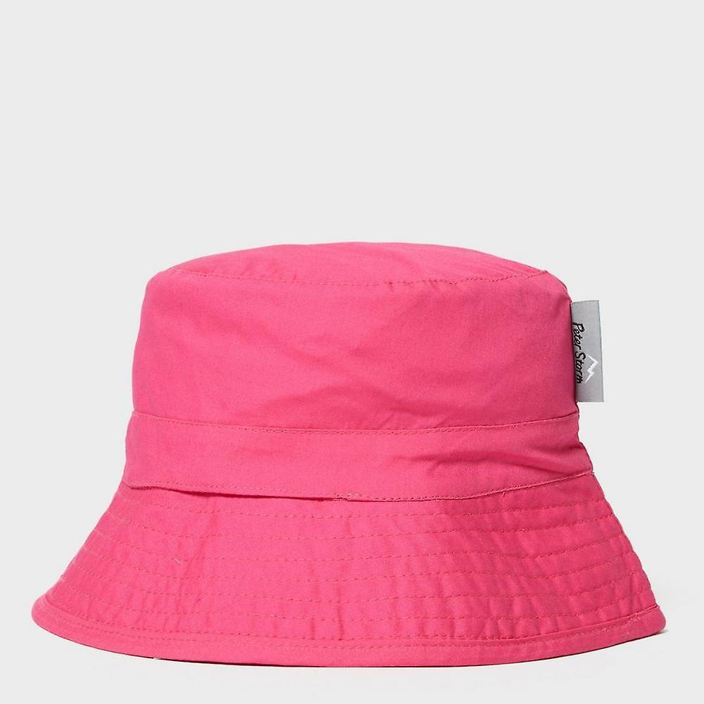 Peter Storm Girls' Reversible Bucket Hat Pink S/M