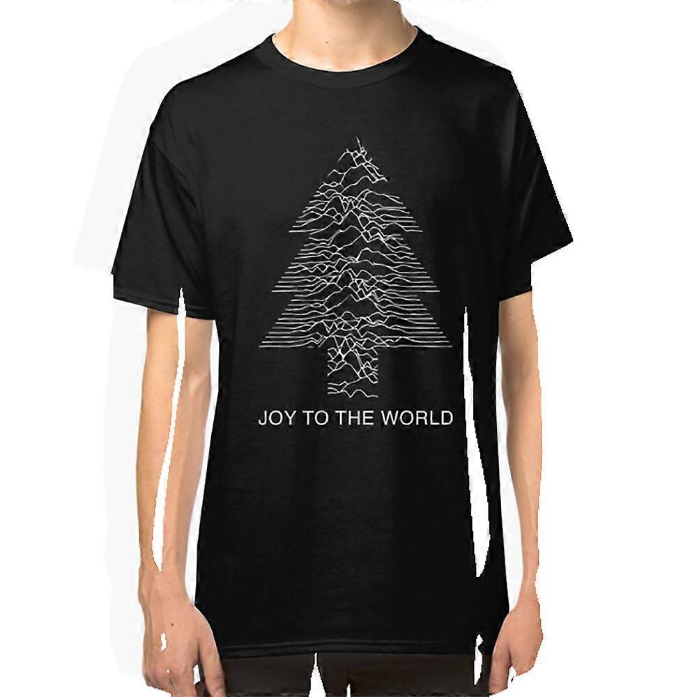 RockShark Joy To The World - Joy Division / Unknown Pleasures Christmas T-shirt black XL