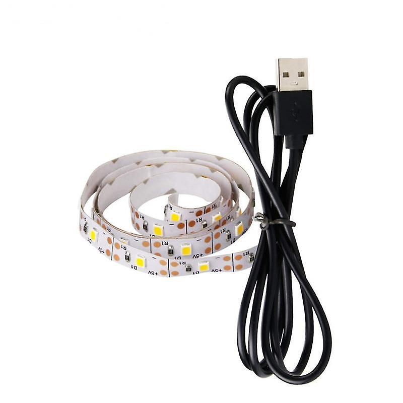 Slowmoose Dc 5v, Usb Motion Sensor, Flexible Led Light Strip Cold White 1m 60leds