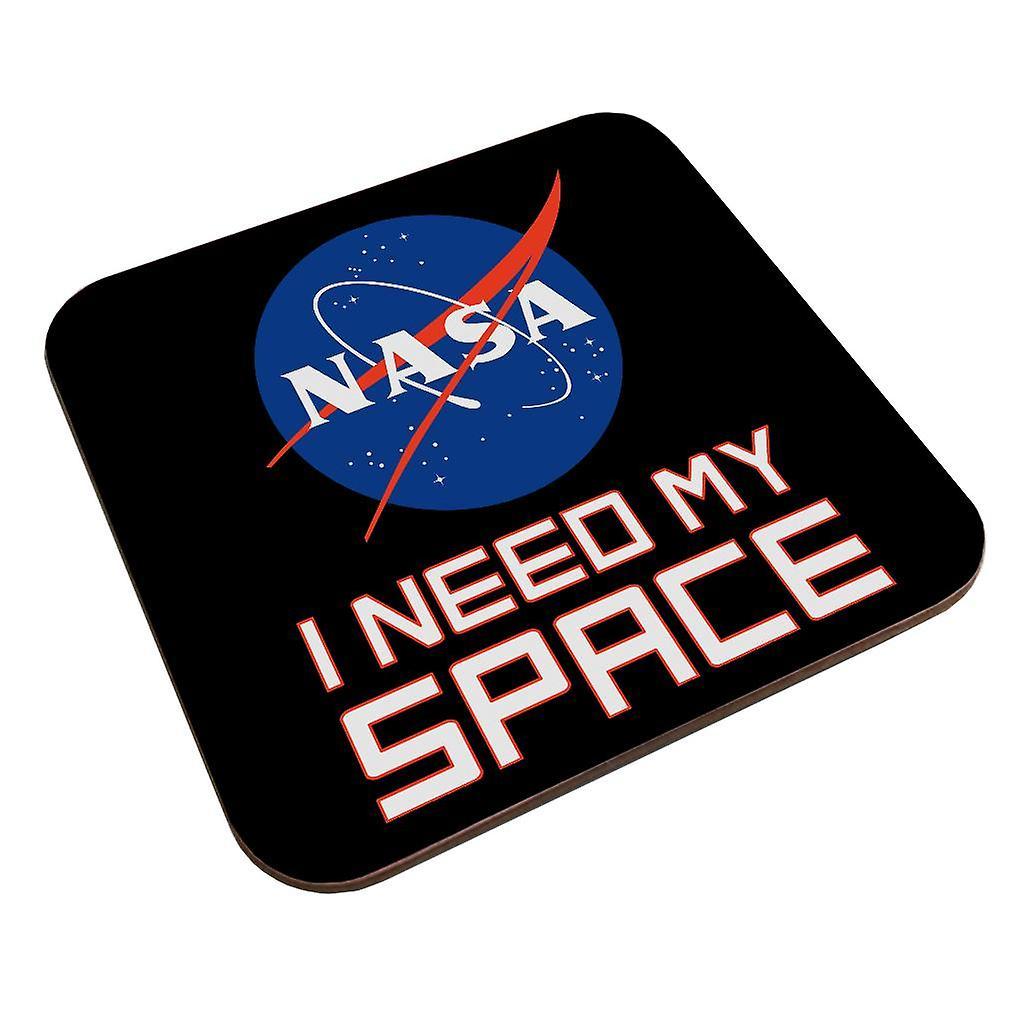 NASA I Need My Space Coaster Black 9 x 9 cm