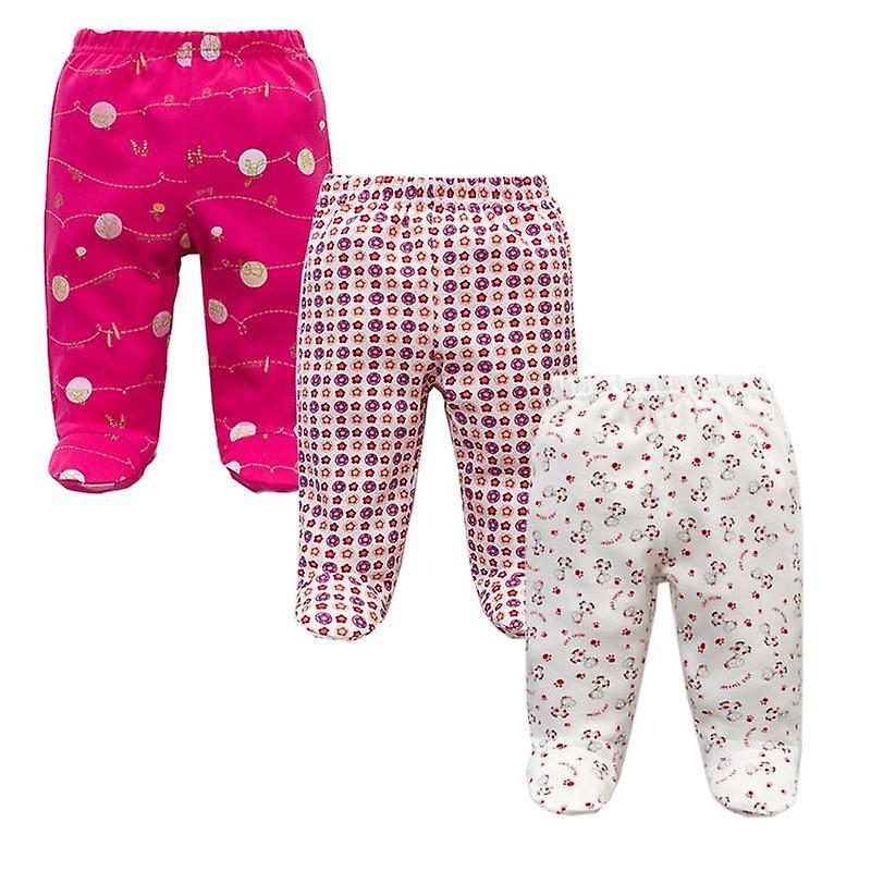 Slowmoose Footed Baby Pants, 100% Cotton Clothes 6M