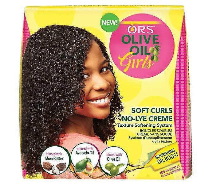 Organic Root Stimulator ORS Olive Oil Girls Soft Curls No-Lye Creme Texture Softner