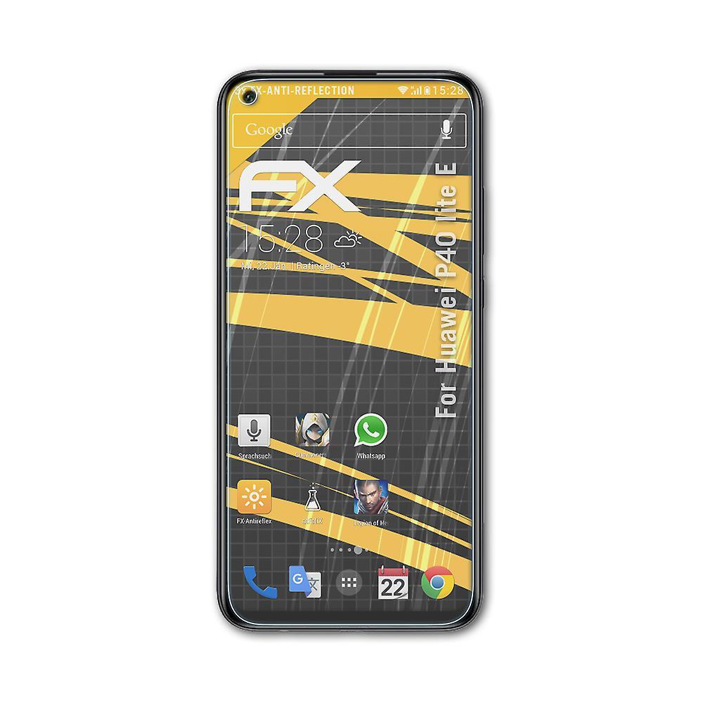 atFoliX 3x protective film compatible with Huawei P40 lite E armored film matt &shockproof 05 FX ANTIREFLEX