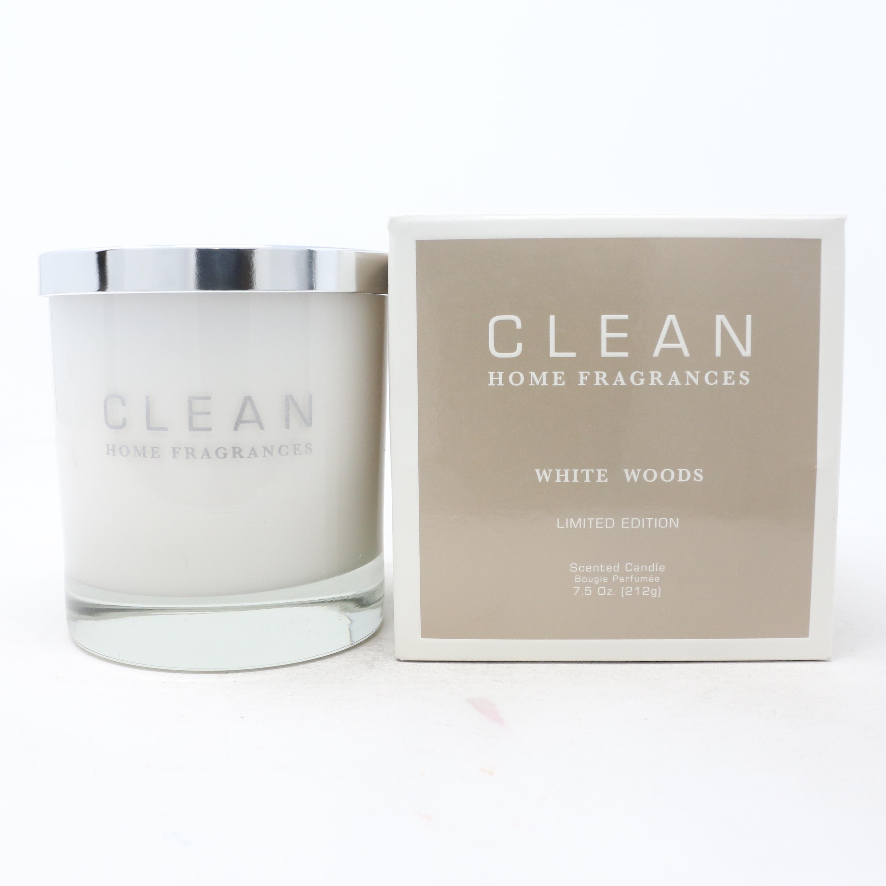 Clean White Woods Limited Edition Scented Candle  7.5oz/212g New With Box 7.5 oz