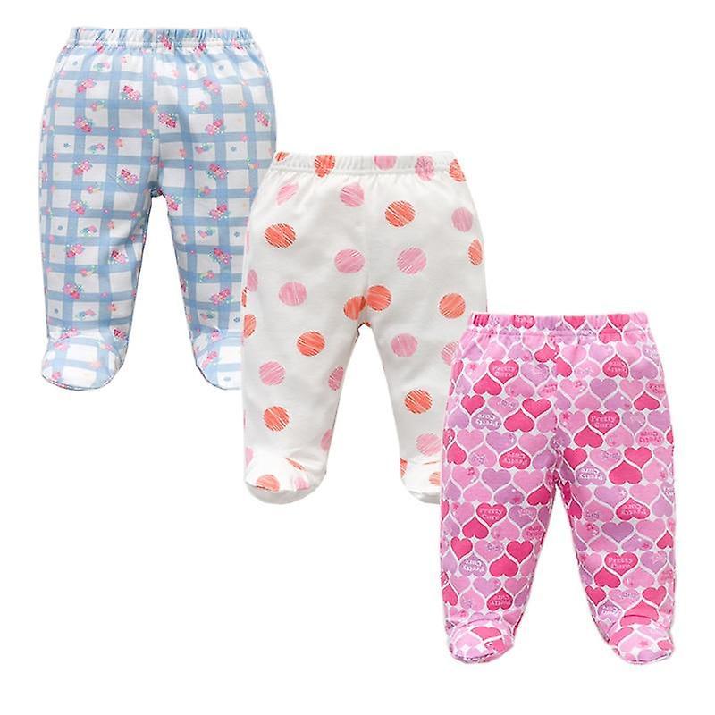 Slowmoose Footed Baby Pants, 100% Cotton Clothes 6M