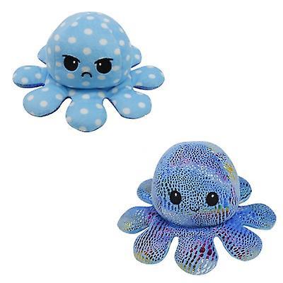 Mssugar Sequin Double-sided Flip Reversible Doll Blue