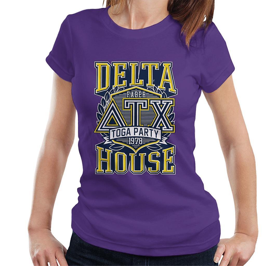 Animal House DTX 1978 Toga Party Women's T-Shirt Purple Medium