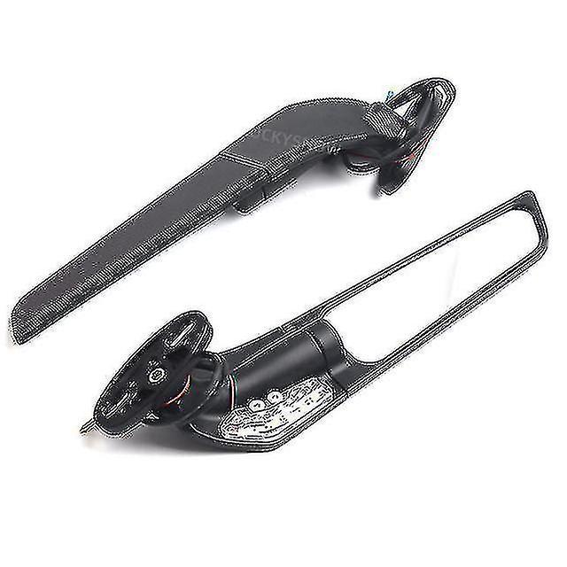 For Suzuki Gsxr 600 750 1000 Gsx1300r Gsx650f Gsx-r  Motorcycle Mirror Modified Wind Wing Adjustable Rotating Rearview Mirror WHBYV Big  Mirror