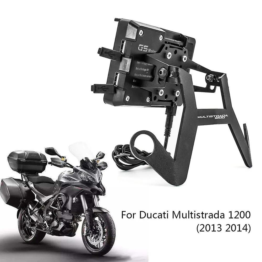 Scitoo For DUCATI MULTISTRADA 1200 2013 2014 Stand Holder Phone Mobile Phone GPS Plate Bracket A China