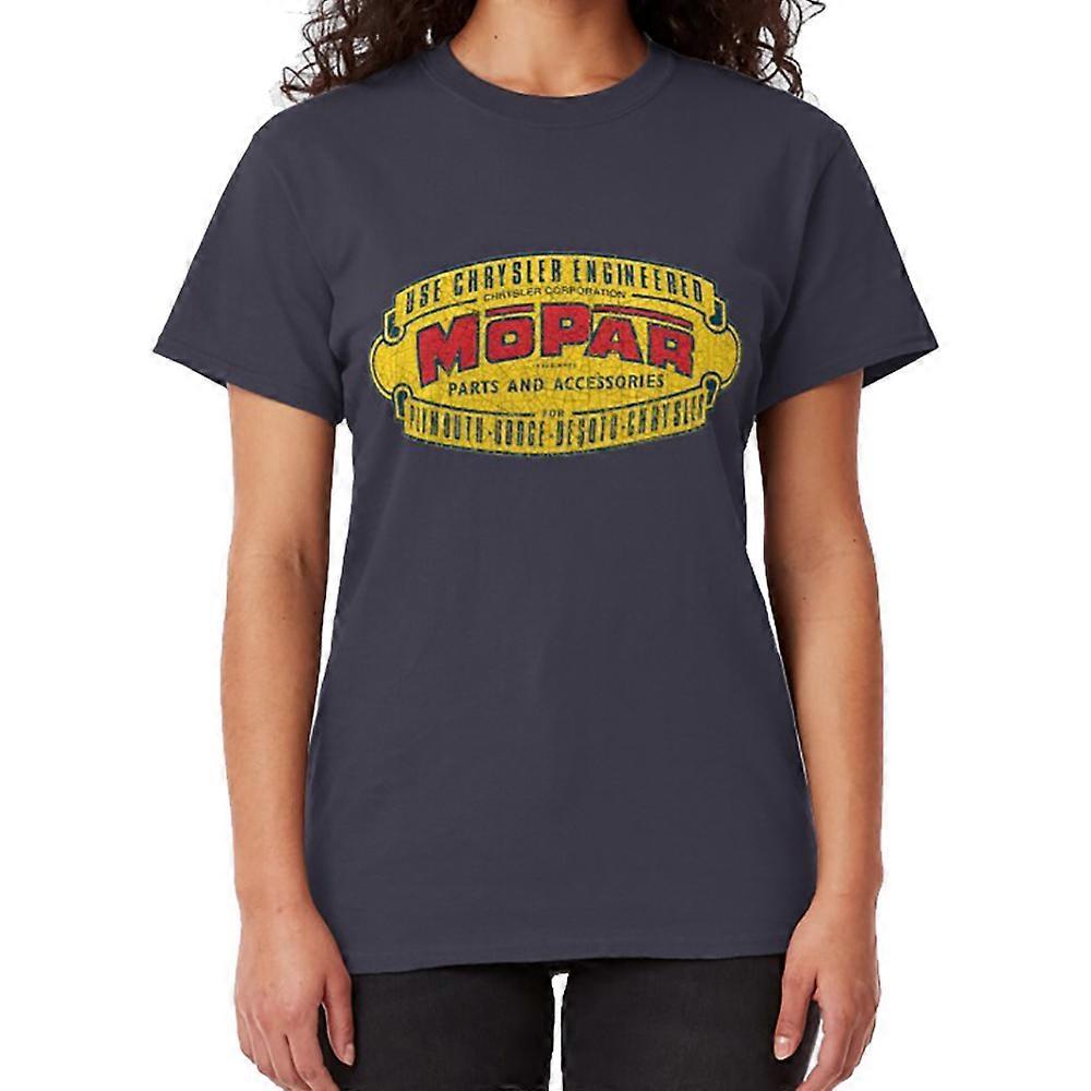 RockShark Vintage Mopar Decal T-shirt Navy L