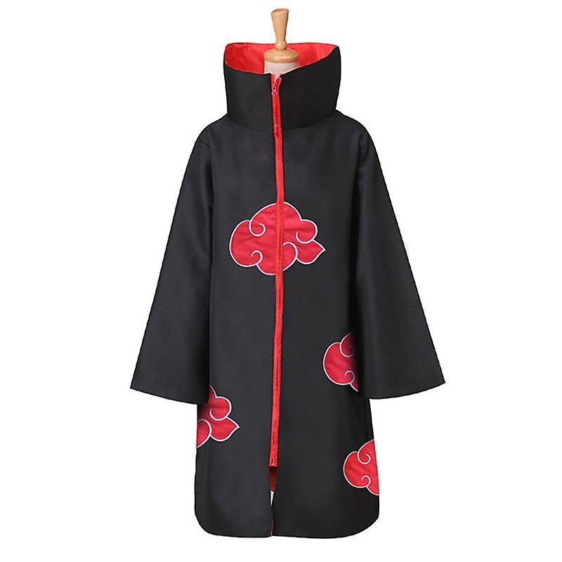 unbrand Animer Cosplay Costume Akatsuki Itachi Cloak Superior Quality Anime Convention A S