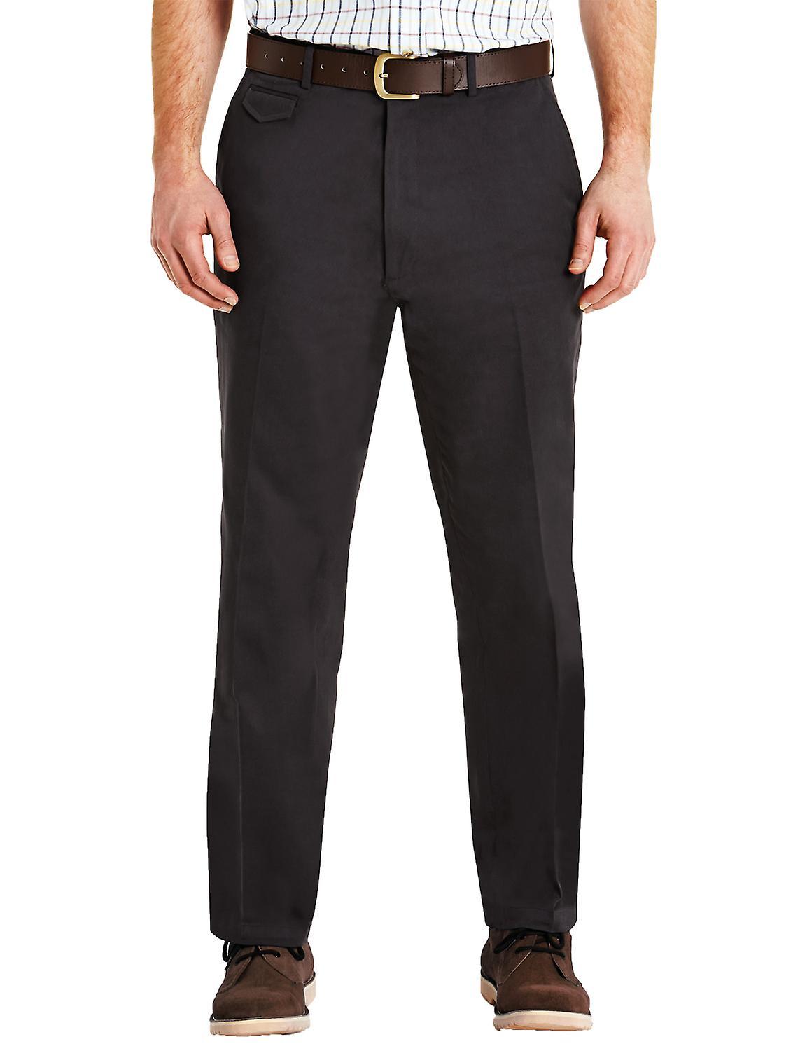 Classic Cotton Chino Trousers With Coin Pocket