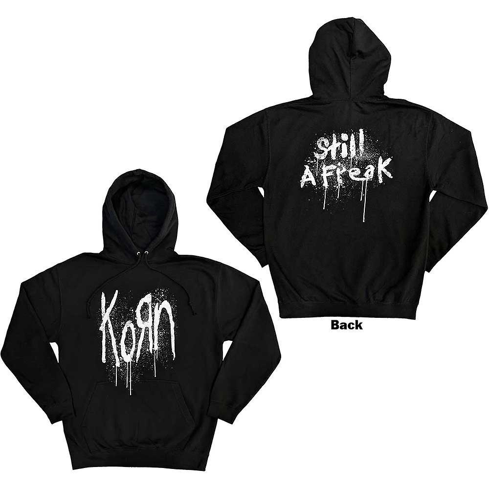 Korn | official band hoodie | still a freak (back print) Black Small