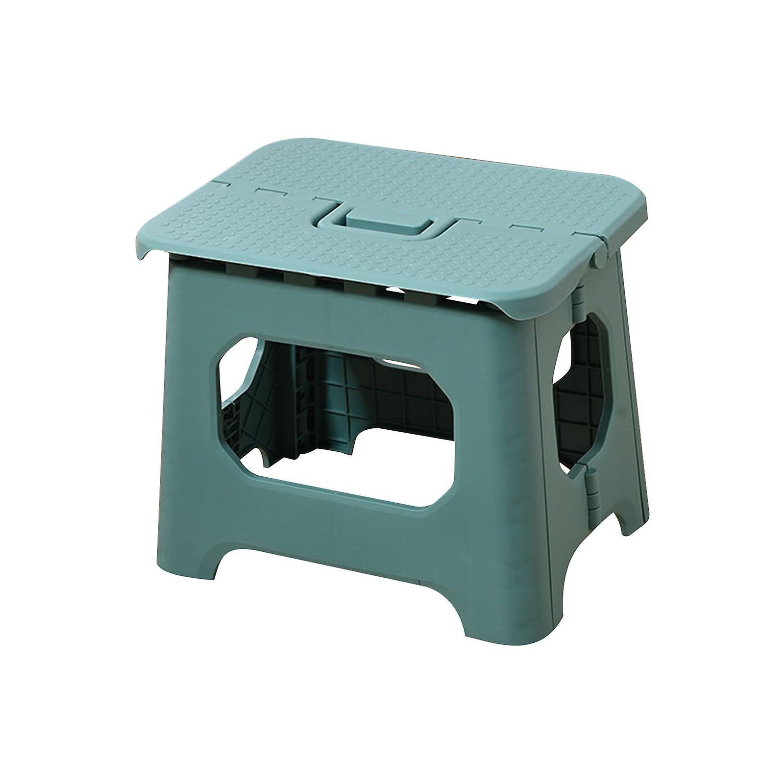 unbrand Folding Stool  Outdoor Portable Heavy Duty Plastic Non-Slip Chair For Camping Hiking Fishing BBQ Foldable Step Stool Stool FAN1028 Green