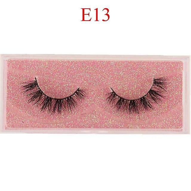 Slowmoose Eyelashes Cruelty Free Handmade Strip Lashes Soft False Eyelashes Makeup E-13