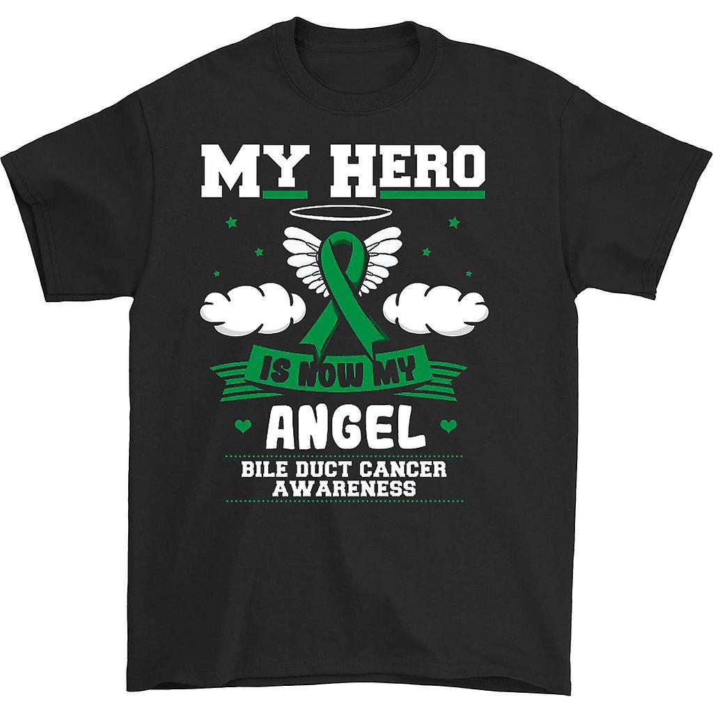 HISHARK My Hero is Now My Angel T-shirt Black M