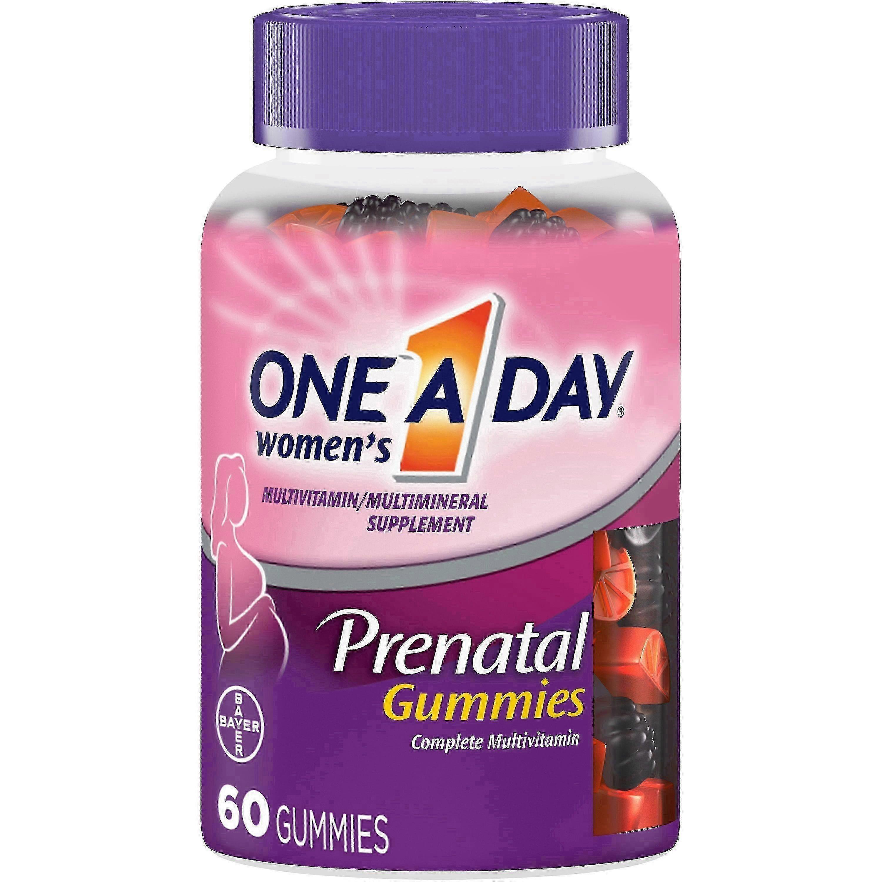 One A Day Prenatal Multivitamin Prenatal, Gummies, 60 Ea