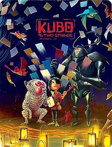 KUBO & THE TWO STRINGS Kubo and the Two Strings  [ULTRA HD BLU-RAY REGION: A USA] Ltd Ed, Steelbook, 4K Mastering, 2 Pack USA import