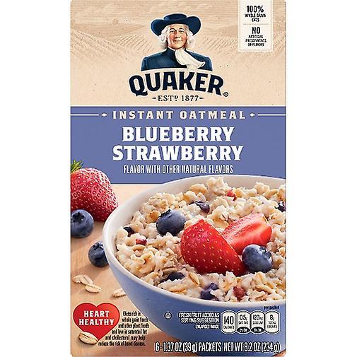 Quaker Instant Oatmeal Hot Cereal Blueberry Strawberry