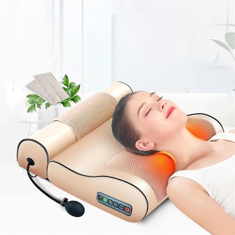 Slowmoose Electric Massage Pillow - Infrared Heating Neck, Shoulder, Back, Body UK